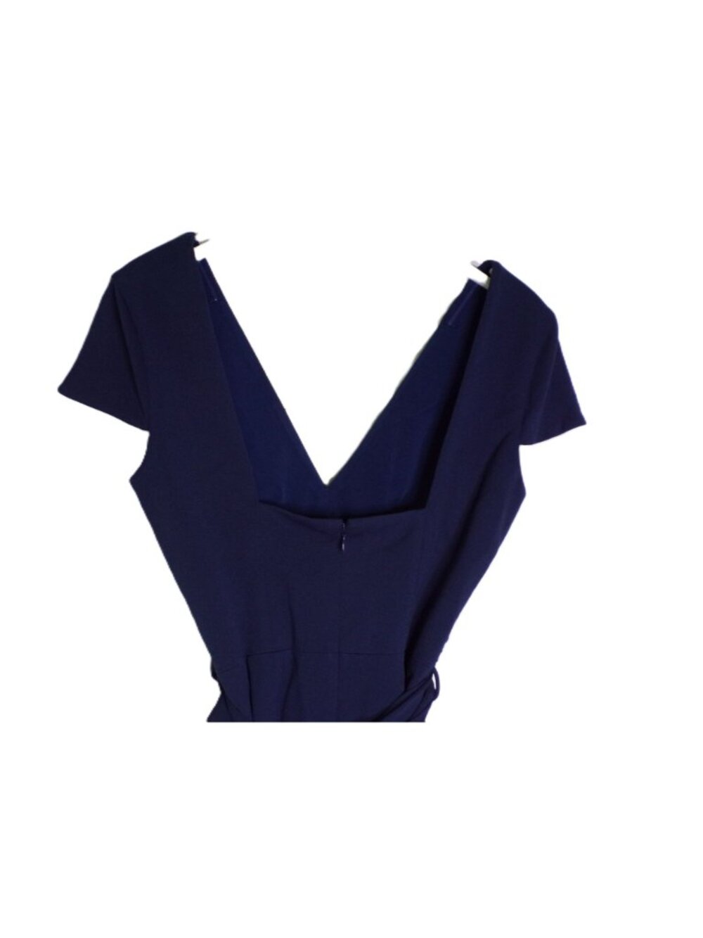 🆕 DRESS THE POPULATION Dana Dress Navy Blue Small 4-6 - Picture 9 of 12